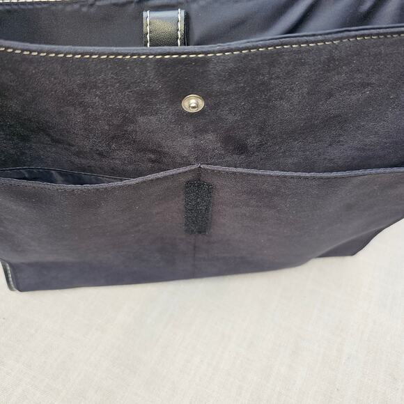 Kenneth Cole New York Messenger Laptop Briefcase Bag Black Large Adj Strap - Picture 7 of 10